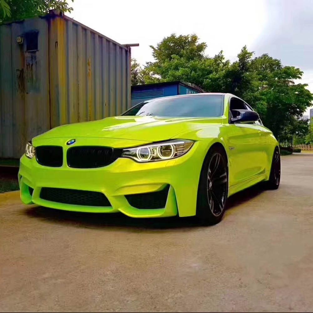 Tsautop 1.52*18m PVC Decoration Film Magic Gold Fluorescence Vinyl Wrap Car Color Changed Wraps