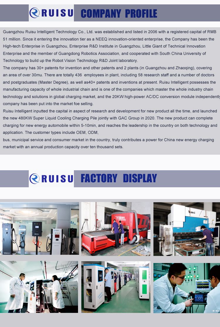 CE UL Certified 480 Kw Chademo EV Charger Car Charging Station DC Liquid Cooling Charging Pile Ocpp 1.6 Charging for Outdoor Use Commercial Use