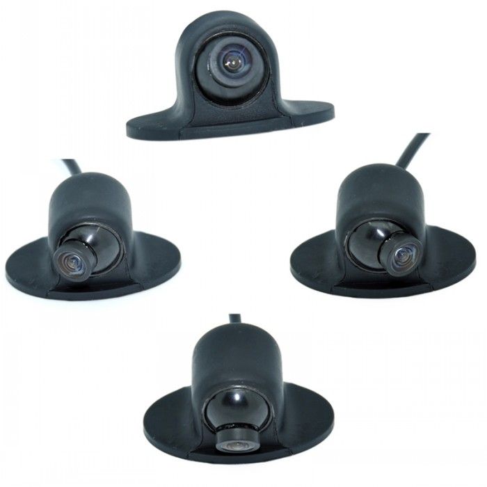 Mini CCD HD 360 Degree Rotatable Rear View Car Mirror Side View Camera