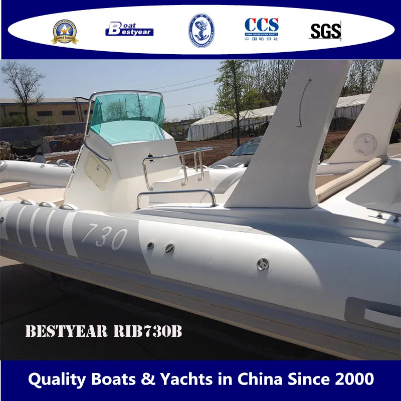 Bestyear Rigid Inflatable Boat of Rib730b