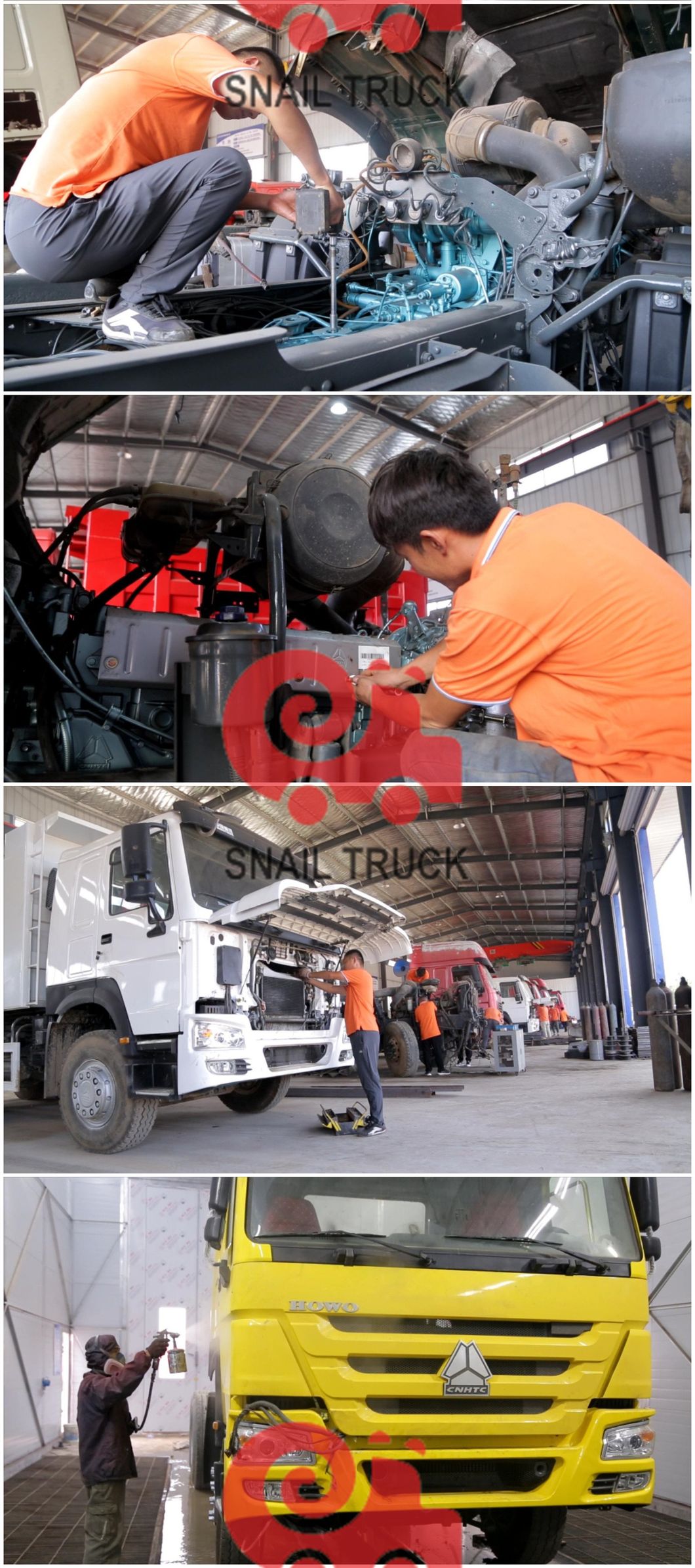 Euro2 Sinotruck 40 Ton Used 10 Wheels HOWO Tractor Head Trucks Dump Tipper Truck Second Hand Heavy Duty Trucks