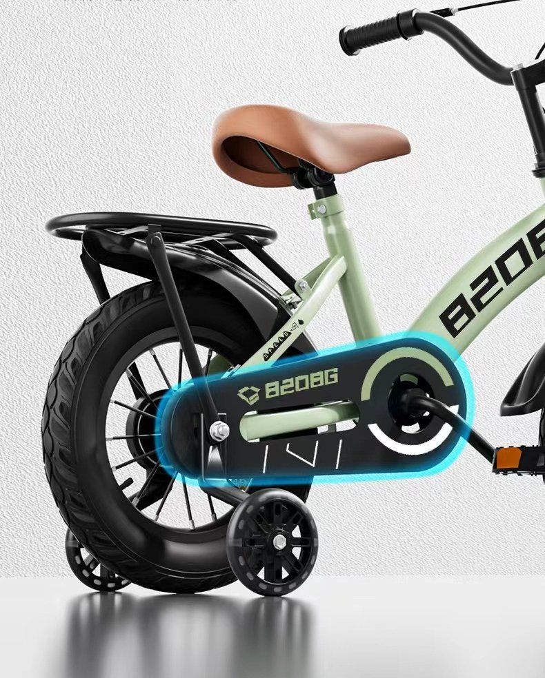 High Carbon Steel Children&prime;s Bicycle with Training Wheels Flash Children&prime;s Bicycle