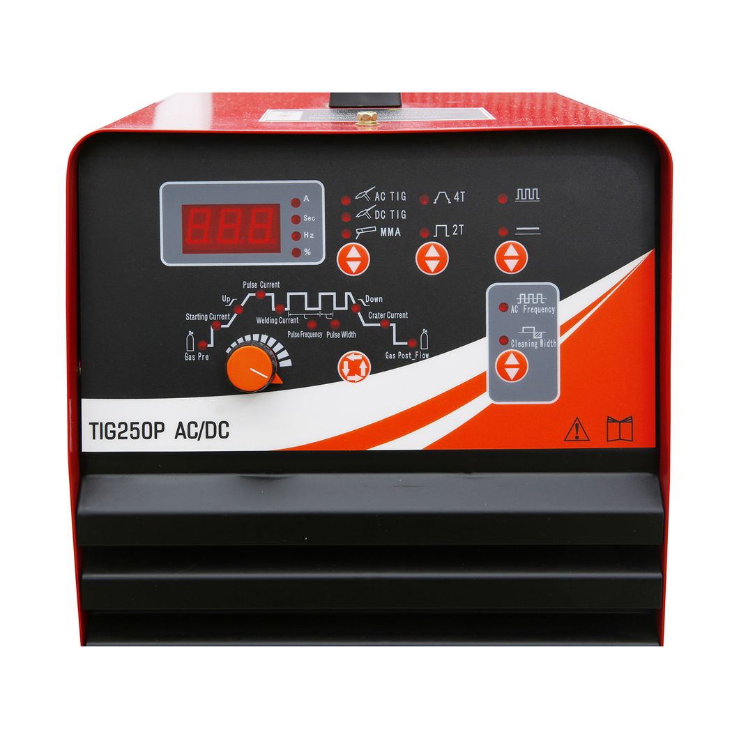 CE Approved Digital Control Pulse TIG 250p AC DC Inverter Welding Machine with IGBT Module