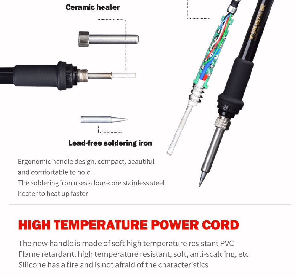 Tgk Soldering and Desoldering Station Helps with Some Electronic Parts Sr8586