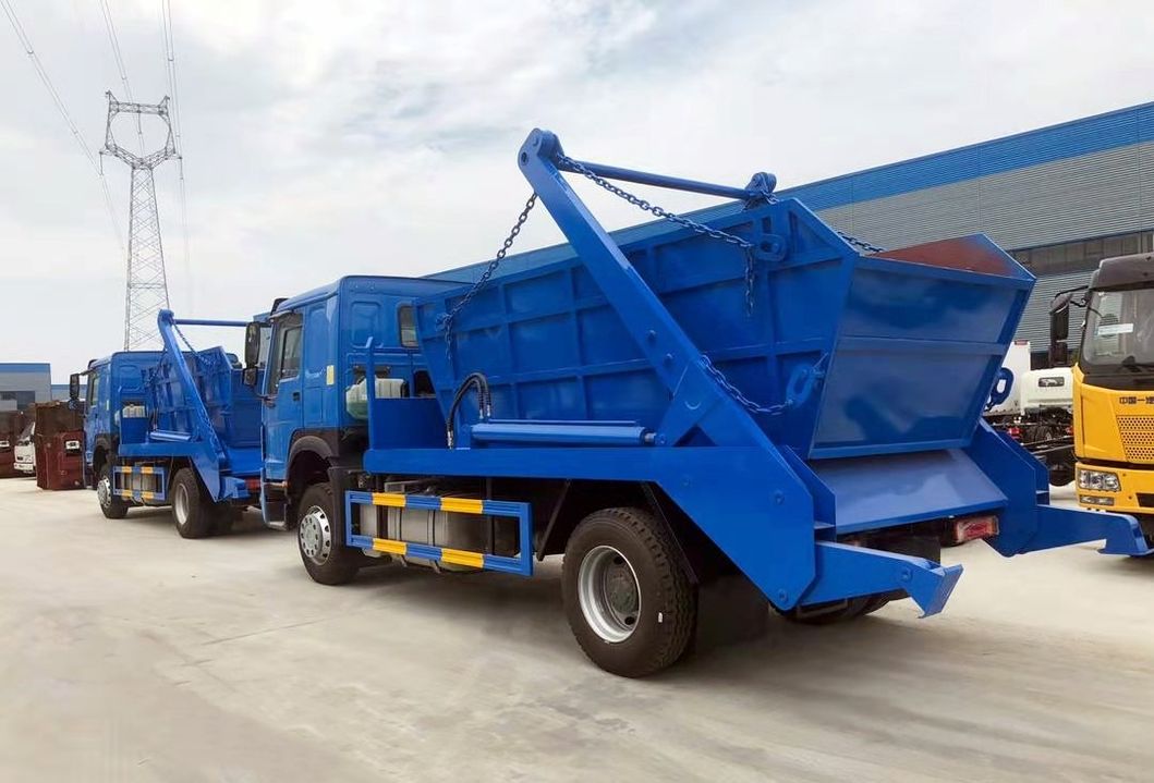 Sinotruk HOWO 4X2 10cbm 15tons Skip Loader Garbage Waste Collection Truck Manufacturer OEM Factory