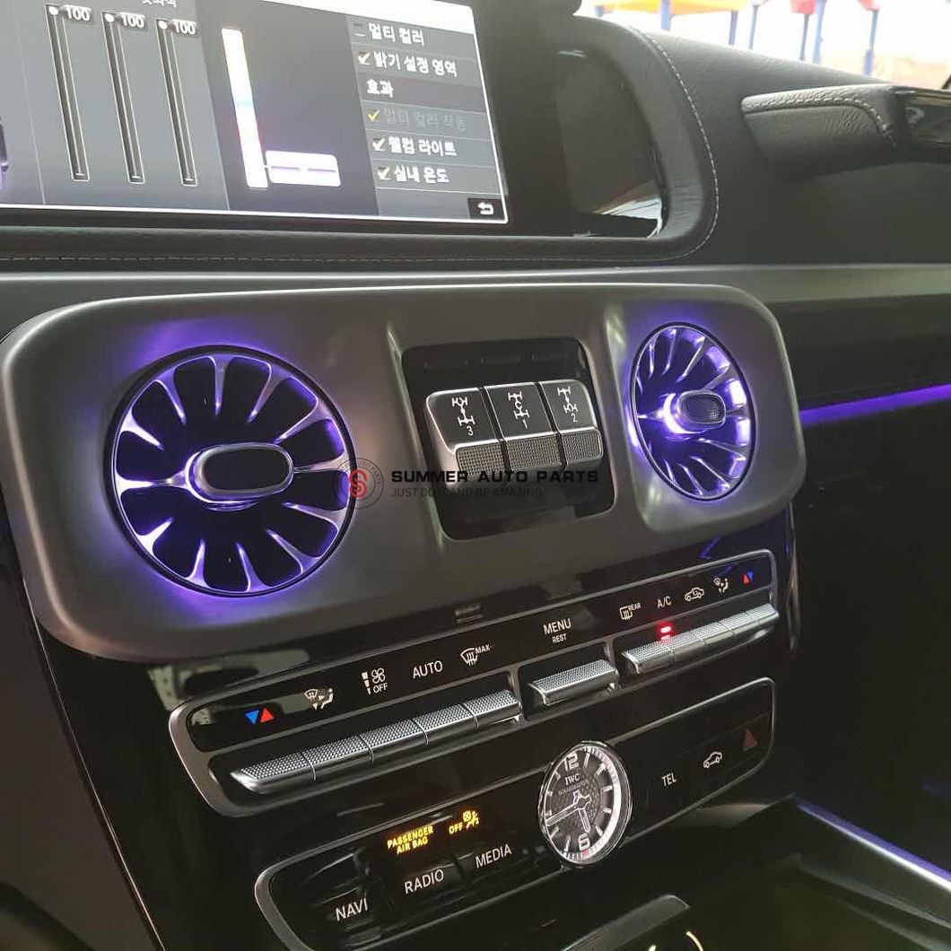 G class interior accessories air vent ambient lights for W464 G63 G500 G55 G550 G350D 2019-2022y interior front part lights
