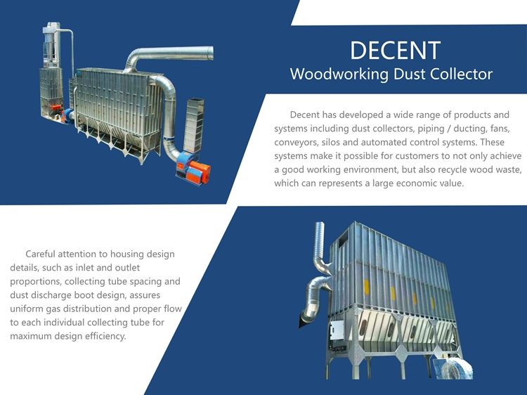 Heavy Galvanized Steel Decent Container Pulse Collector Dust Extraction System