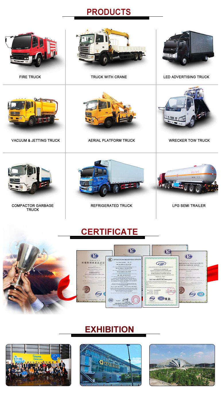4 Cubic Meters 4X2 5m3 5cbm 5000liters 5tons Refuse Collection Skip Loader Truck