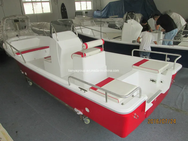 Liya 5.8 Outboard Engine Marine Fiberglass Boat