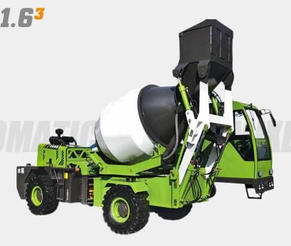 China 2-3 Cubic Meters Mini Automatic Feeding Mobile Concrtet Mixer Machinery