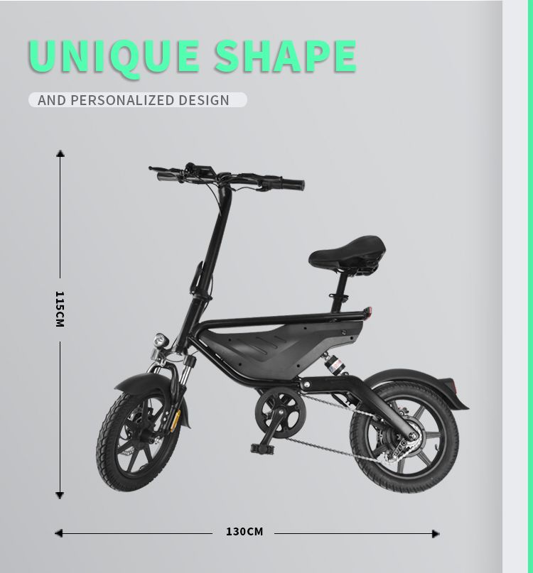 Tlofao Bicycle New Model Tn8 Electric Bike 350W Brushless Foldable Wholesale Bicycle