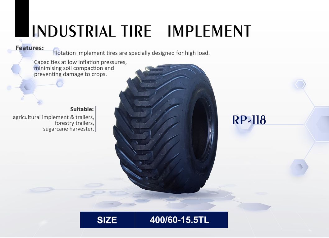Hanmix Farm Radial Bias Tube Tyres Agricultural Tractor Harvest Irrigatior Paddy Filed Agr I1 I3 Pattern Tyre Tire 400/60-15.5tl