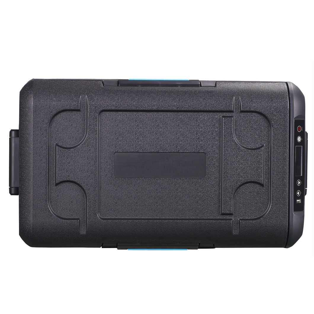 45L Dual Zones Mini Fridge DC 12V/24V Car Fridge Freezer Refrigerator for Camping Fishing Hunting
