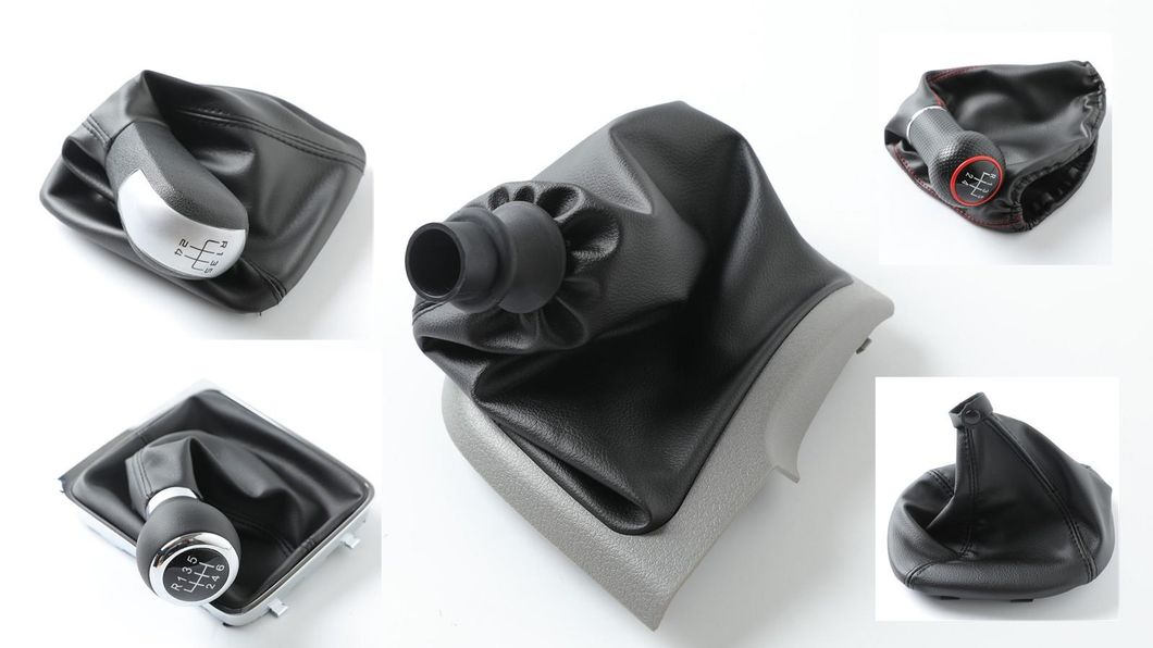 Manual 5 Speed Gear Shift Knob Lever Handball Gaiter Boot for Volkswagen VW Golf 2 3 4 Car Gear Knob Cover