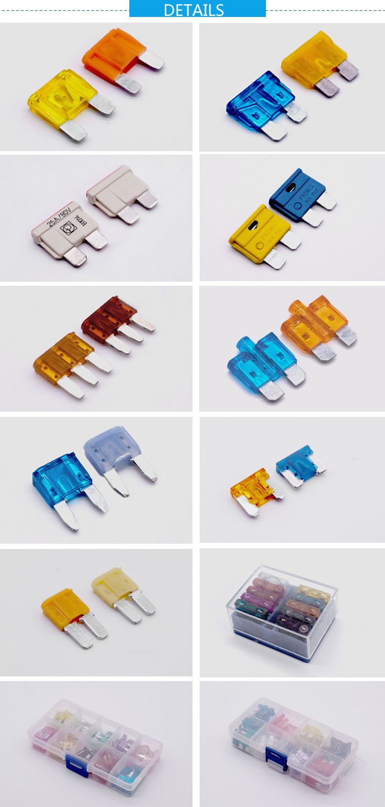 7.5A 32V Low Voltage Blade Plug-in Auto Fuse