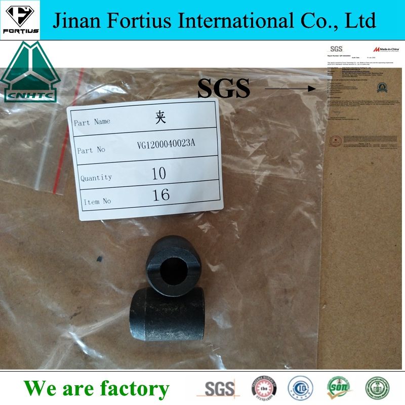 Shacman/Camc/FAW/Foton Dump Truck Tipper Truck Weichai Yuchai Engine Parts Sinotruk HOWO Clamping Block Vg1200040023 Truck Parts
