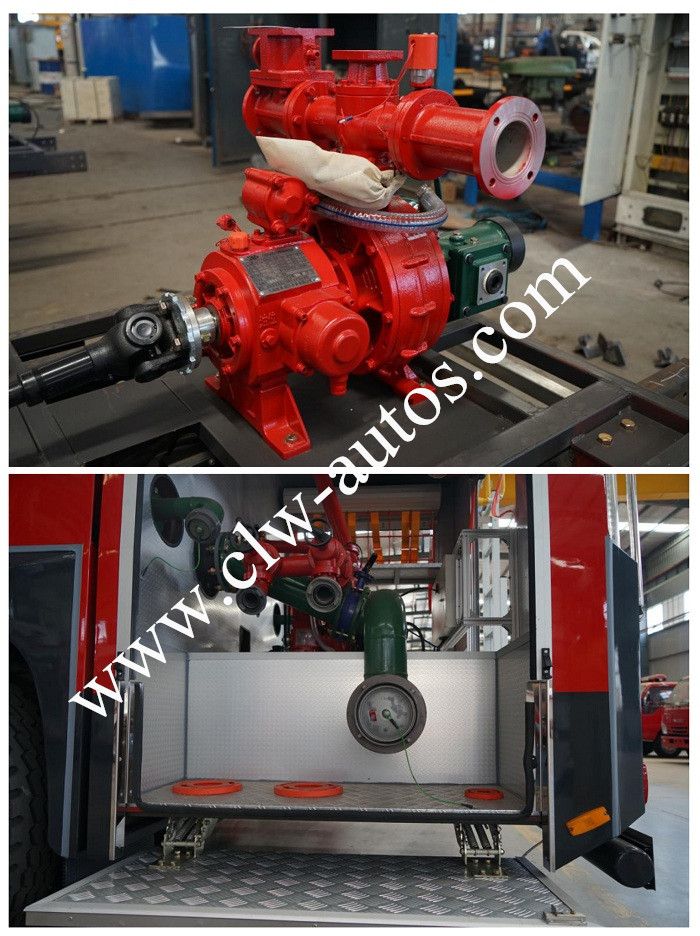 Sinotruk HOWO 4X2 6 Wheels Wheeler 266HP 8cbm 8000L Fire Fighting Truck with Water and Foam Tanker