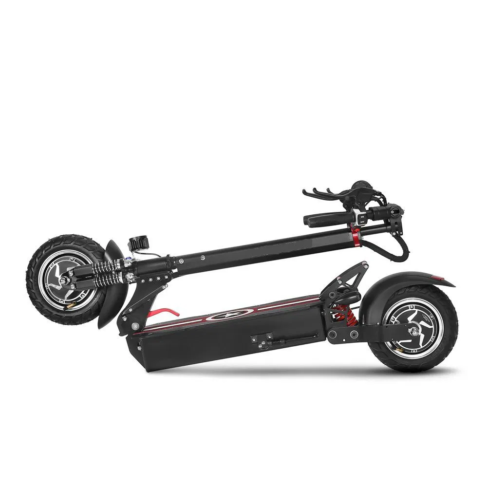 Dual Motors Double Front Shock Absorption Foldable Electric Kick Scooter