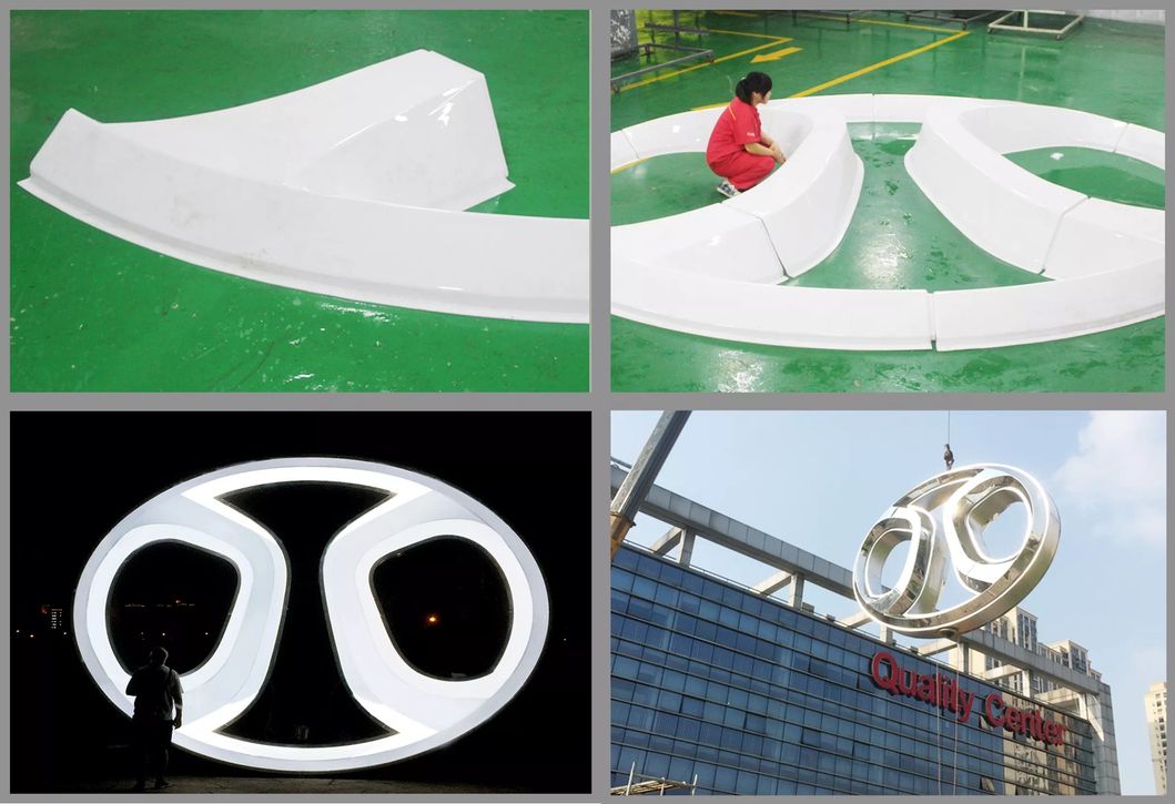 LED Modules 3D Vacuum or Thermoforming Car Logo for Auto Dealership Logos