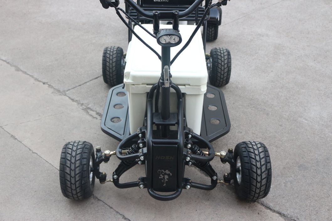 2000W Electric Cooler Scooter 4WD ATV with 75qt Cooler Box