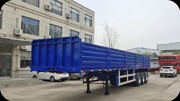 3 Axle 60 Tons Sidewall Tractor Semi Trailer Truck Trailer