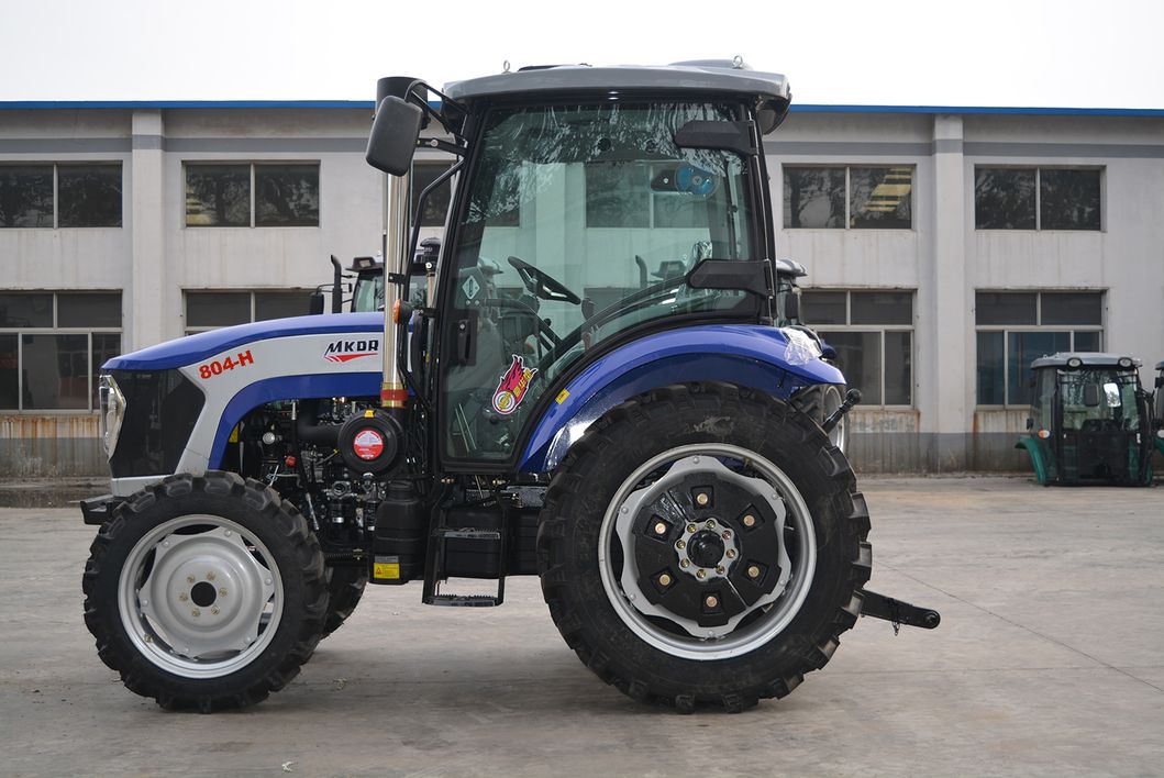 Blue Compact Mini Small Tractor 70/80/90HP Farm Garden Greenhouse Agricultural Machinery Tractors