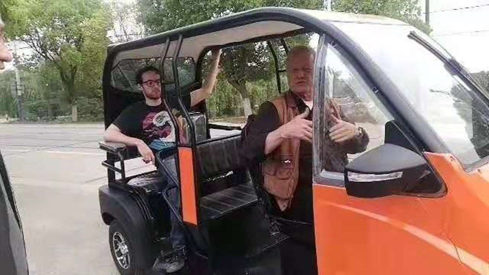 Three Wheel Electric Passenger Tricycle Electric Rickshaw