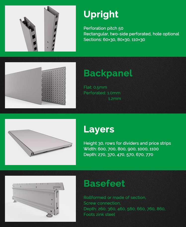Integrated Hardware Rack Warehouse Rack
