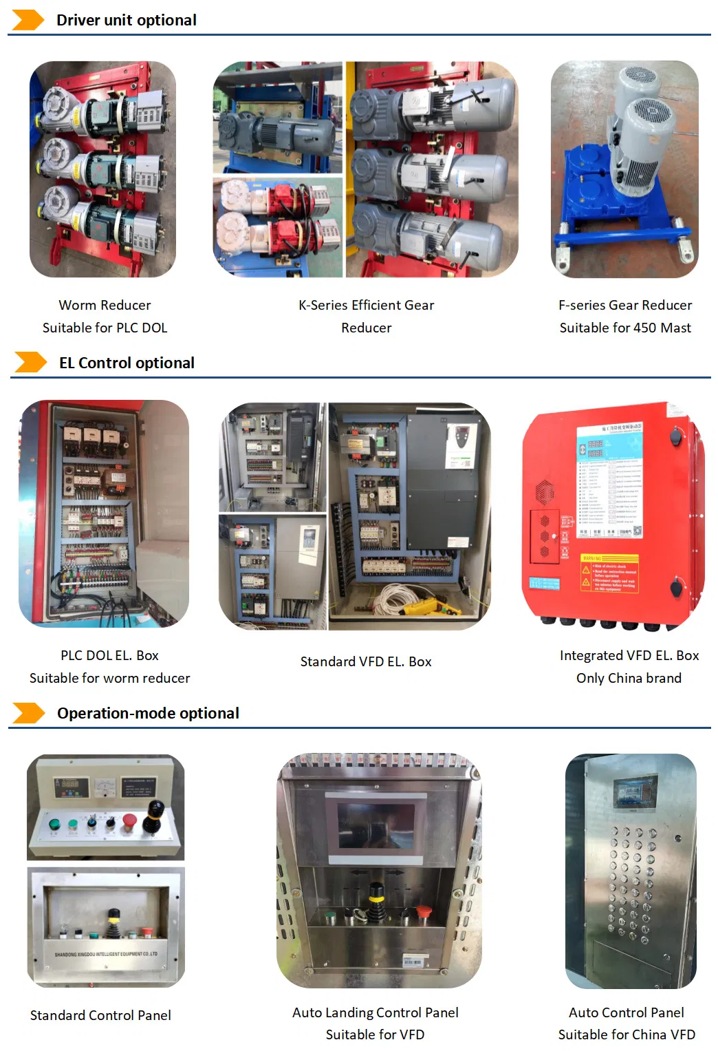 Inside Shaft Use Sc200 Building Hoist Goods Hoist Construction Elevator OEM Avaliable