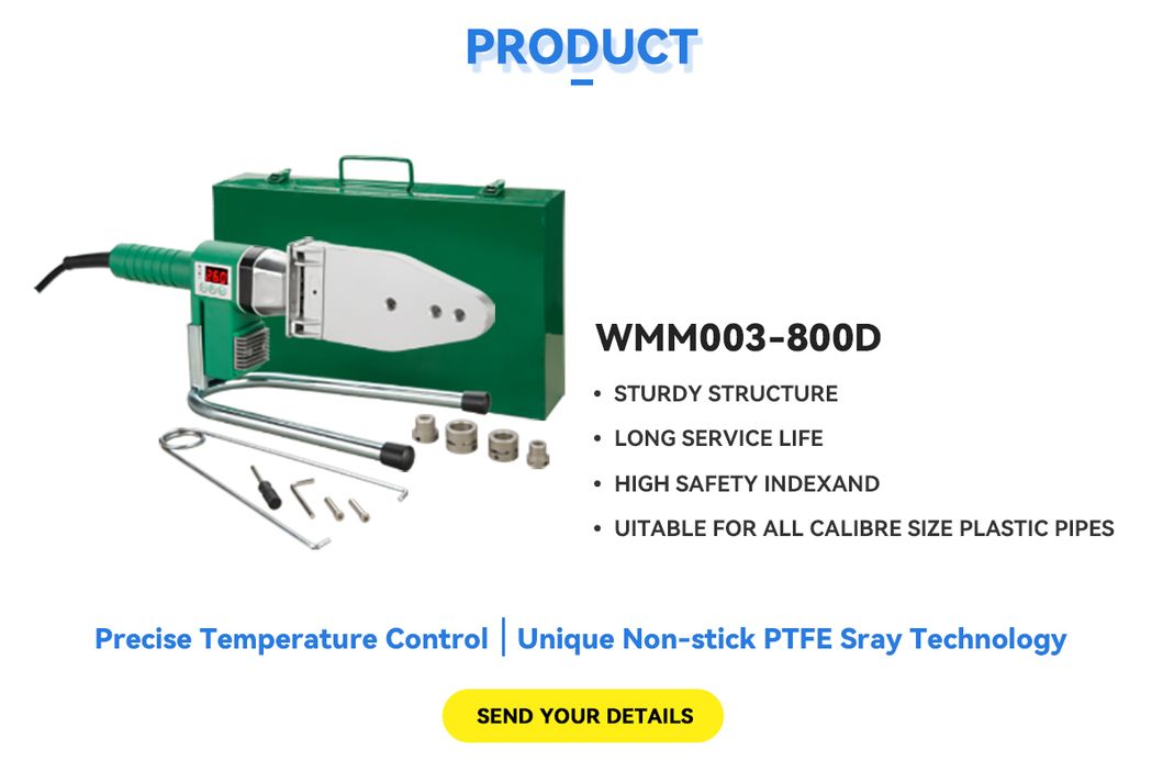 D&R Hot Selling PPR Welding Machine 600W 800W 1000W 1200W Long Service Life Easy to Operate PPR Pipe Welder Sturdy Structure and Safe