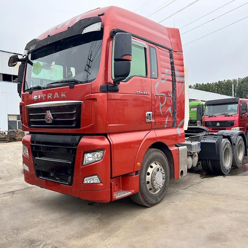 Used 2019 HOWO Sitrak 3-Axle CNG Tractor for Kyrgyzstan