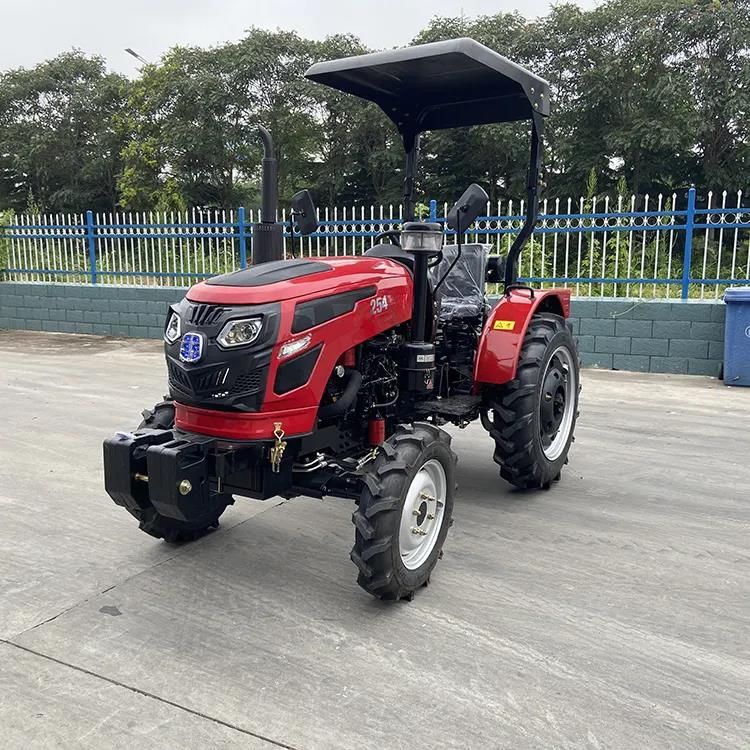 12HP Four Wheel 4*2 25HP Diesel Mini Tractor 4X4 Farm Farming Tractor