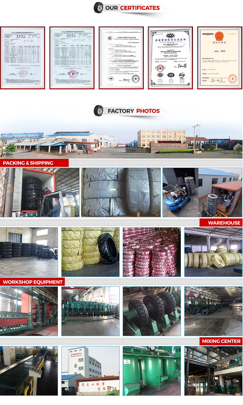 Quality Sh-338 Pattern Sand Tyre Size