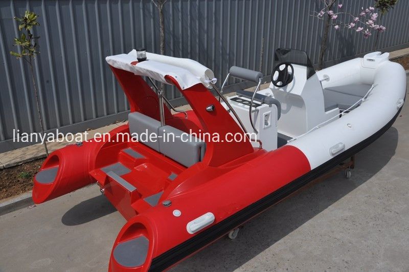 Liya 5.2m Chinese Inflatable Rib Boats Outboard Motor Boats