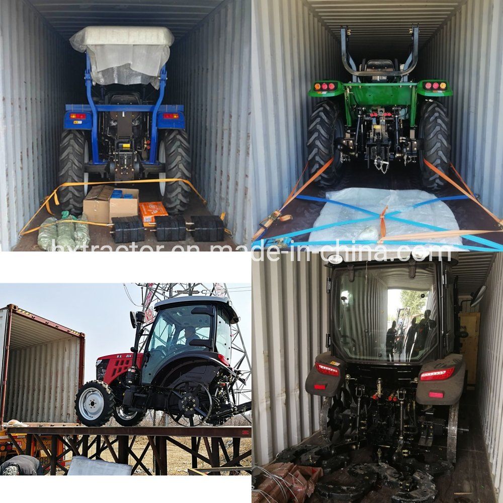 Multi-Purpose Machine Front End Loader Tractor Hx804 80HP for Farming