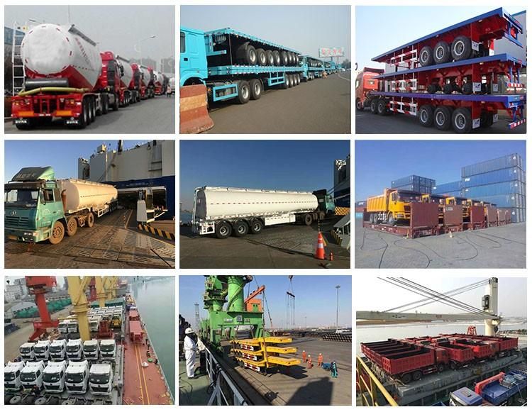 2/3/4 Axles Heavy Duty Lowtbed 3 Axle Lowbed Semi Trailer