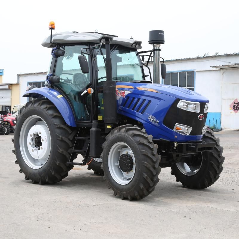 China New 150HP 4X4 Diesel Agriculture Farm Tractors with New Design Hood