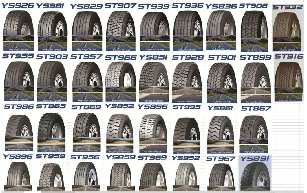 Tube Type Truck Tyre 9.00r20 St928 Pattern Tires Hot Sale in Vietnam with Low Price Can Mix Load with Rims Save More Cost for You