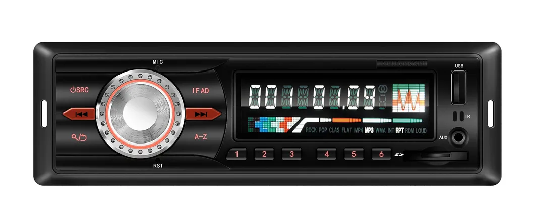 Detachable Panel One DIN Car Deckless with TF USB MP3 Bluetooth