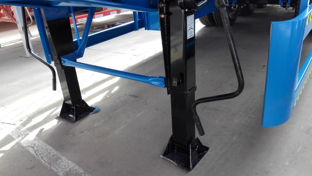 New 3 Axles 50 Ton Flatbed Container Semi Trailer for Sale