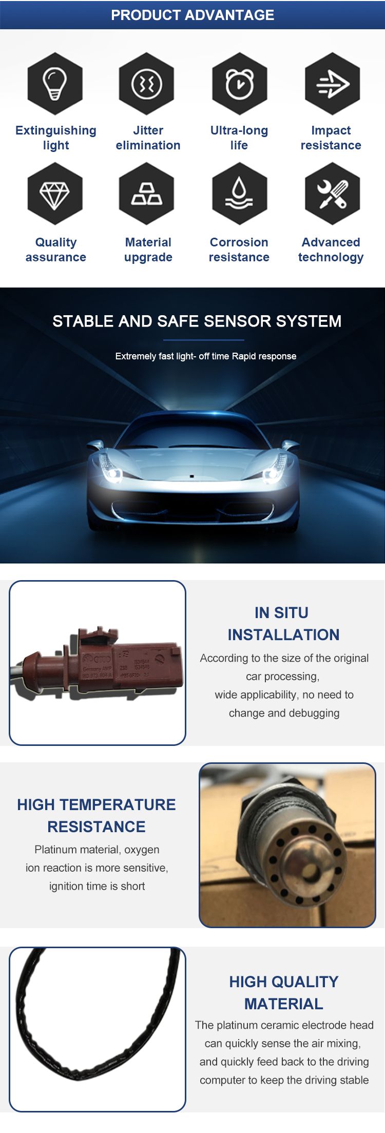 Large Inventory 89465-97404 Auto Parts Fuel Inject New Oxygen Sensor for Toyota Terios 1.3 02 Al 07 89465-97404