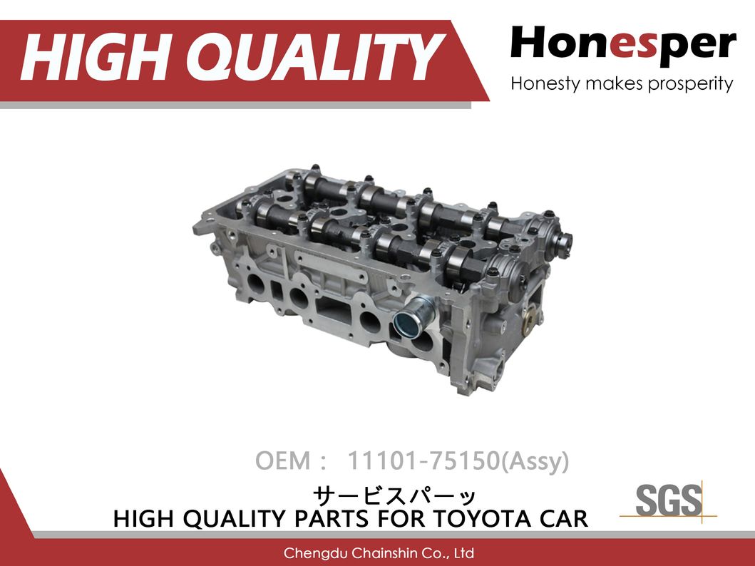 Wholesale Car Spare Parts Auto Part Complete Cylinder Head Assy for Toyota Hilux Innova Forturner Tacoma Hiace Prado 2tr 11101-75150