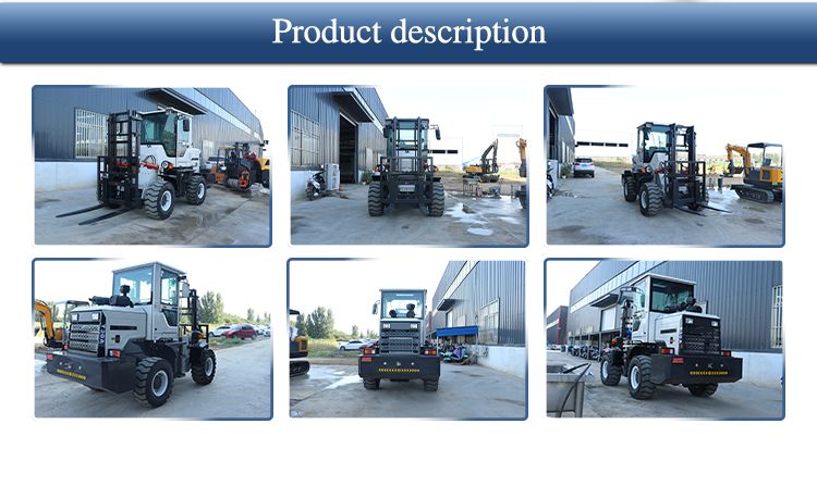 3ton-6ton off-Road and Loading Forklift Truck Rough Terrain Diesel Forklift