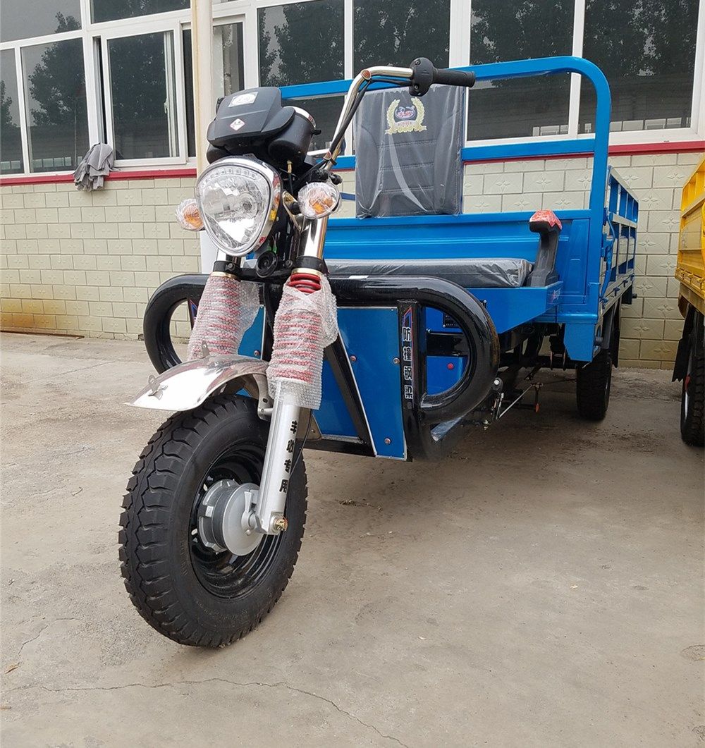 Battery Powered China Factory EEC Certified Driving Cabin Optional Cargo Trike Loader Heavy Load Three Wheel Electric Tricycle