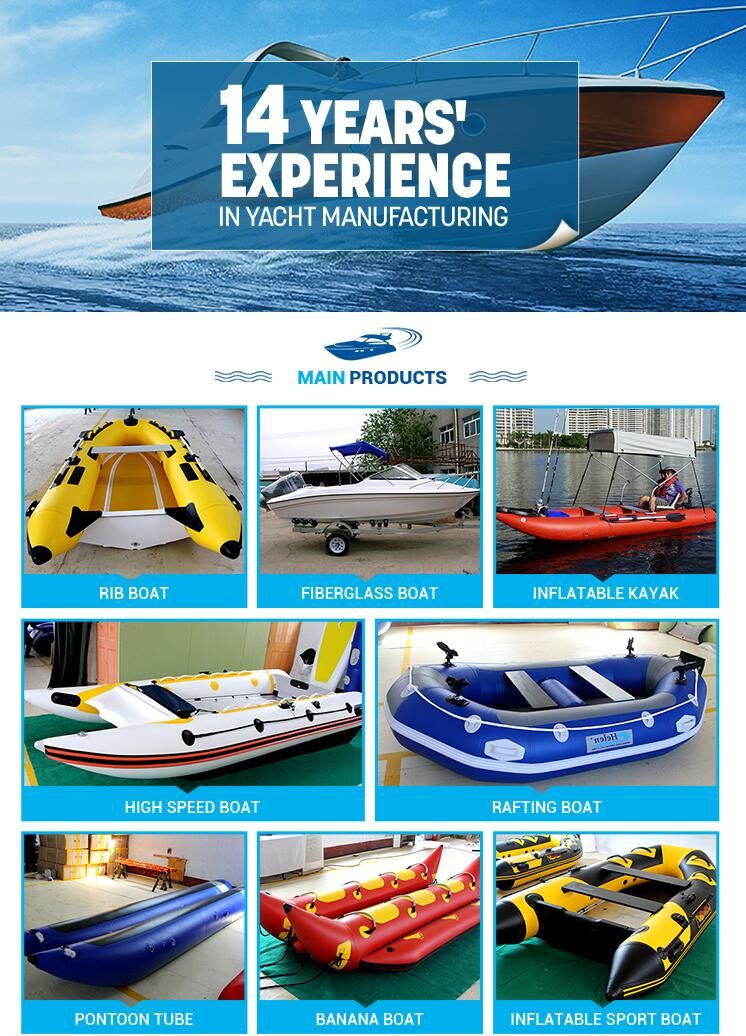 Outboard Motor Rib-520 Inflatable Rib Boat Inflatable Boat with Ce Certification