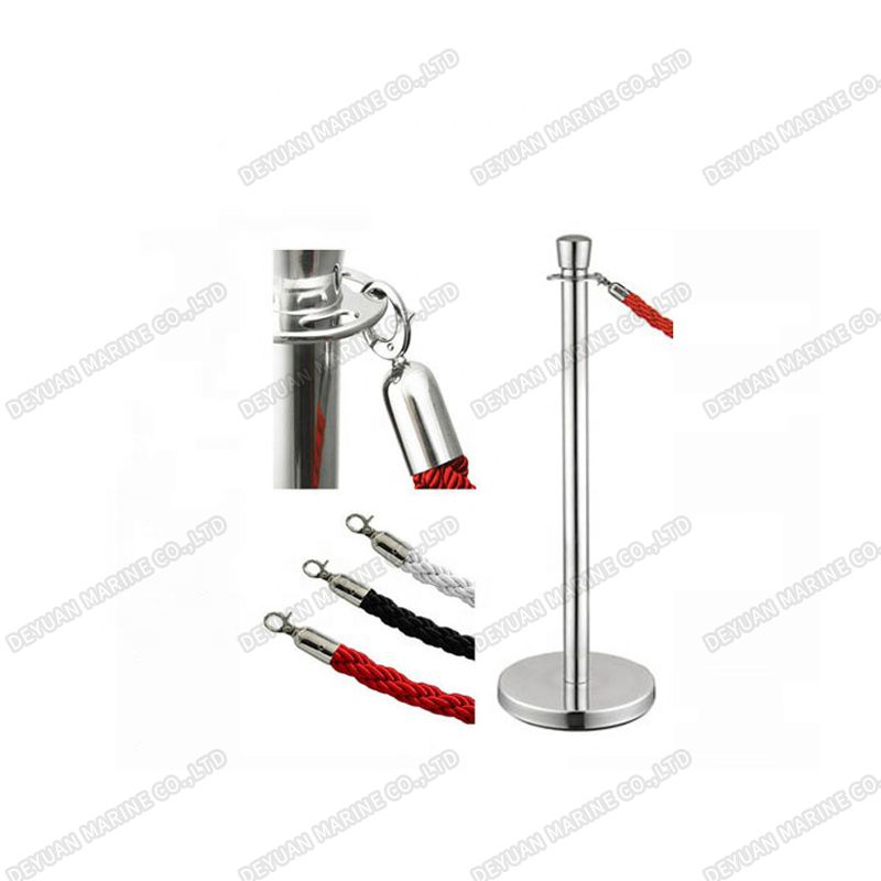 Crowd Control Barrier Twisted Stanchion Poly Ropes for Event