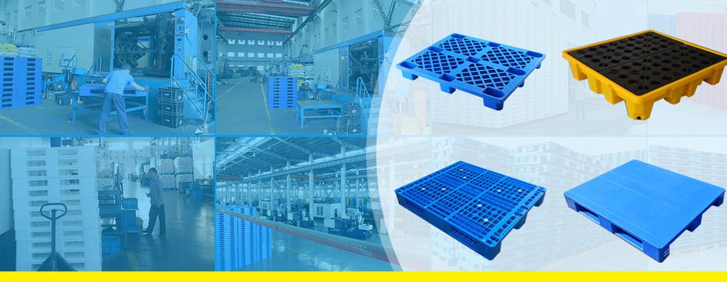 HDPE Storage Single Faced Plastic Pallet for Sale