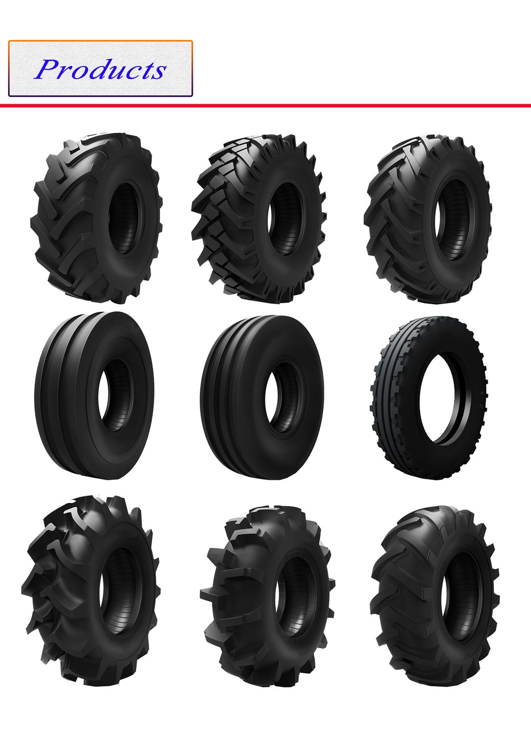 Tractor and Implement Tire/Agriculture Tyre I1 10.00-15 9.5L-15SL 11L-15SL 11L-15 11L-16 14.5/75-16.1 400/60-15.5imp 19.0/45-17 500/50-17 7.00-12 10.00/80-12