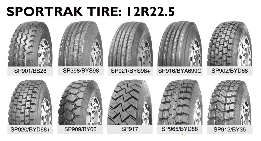 Sportrak Radial Truck Tyre 12r22.5 8r17.5 9.5r17.5 215/75r17.5 235/75r17.5 225/70r19.5 225/70r19.5 245/70r19.5 265/70r19.5 255/70r22.5 with Cheap Price