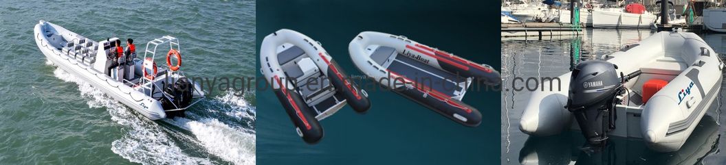 Liya17FT Rigid Hull Speed Sport Water Tour Passenger Inflatable Boats Rib Boat with Engine